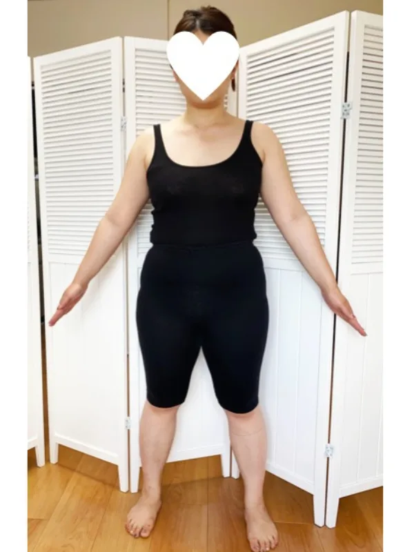 ドレスが綺麗に着れました！ ビフォー