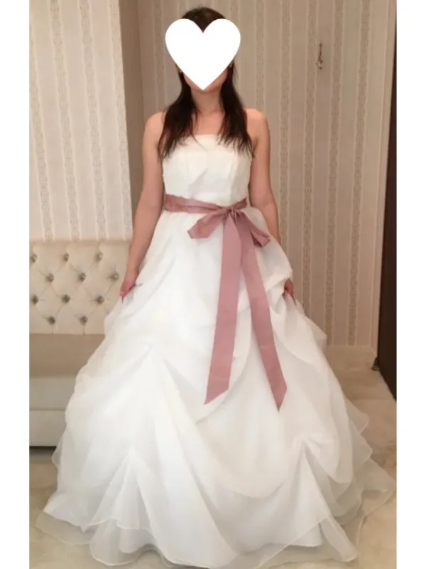 ドレスが綺麗に着れました！ アフター