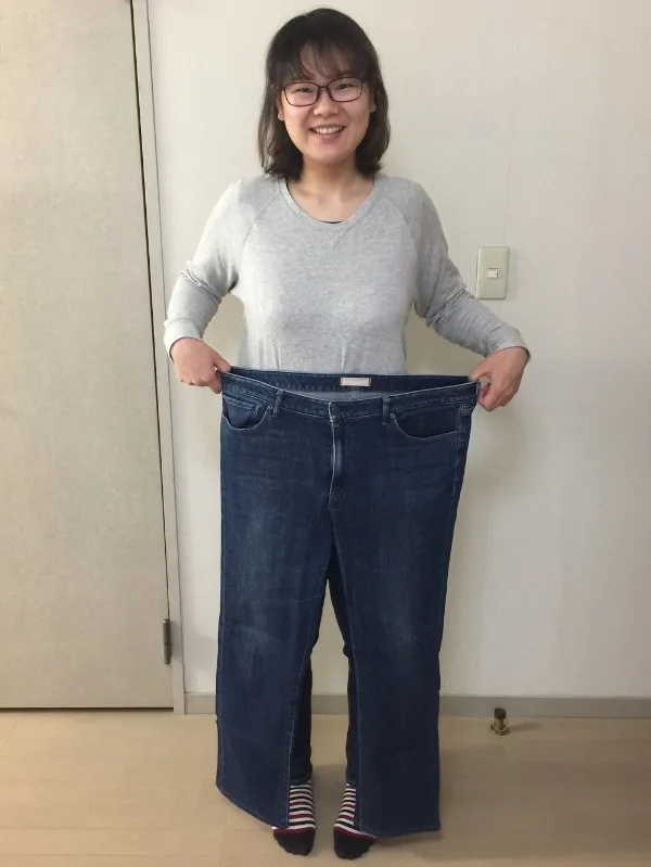 楽に本当に痩せてびっくり！ アフター