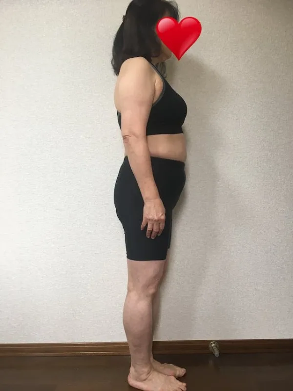 20代の体型に戻りました! ビフォー