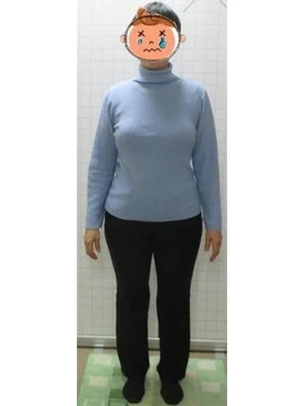 お腹周り・太もももスッキリ! ビフォー