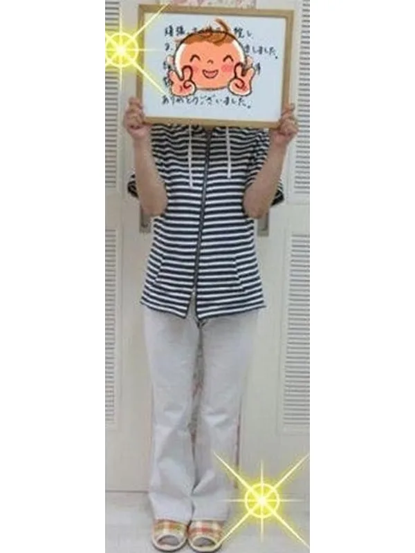 お腹周り・太もももスッキリ! アフター