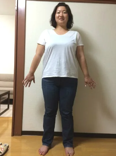 体重がしっかり減りました！ ビフォー