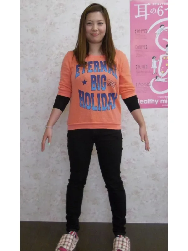 ウエストもスッキリしました！ ビフォー