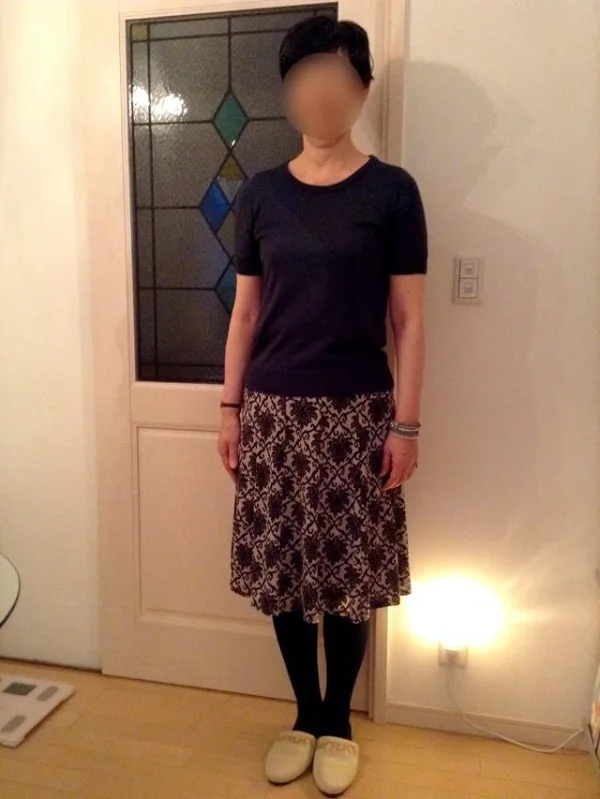 体も軽くなり、本当に良かった！ ビフォー