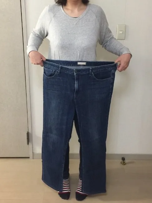 楽に本当に痩せてびっくり！ アフター