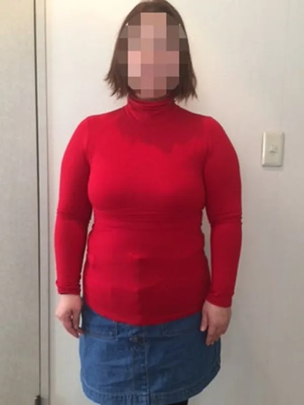 運動せずにダイエット成功！ ビフォー