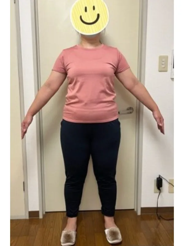 食事のアドバイスで痩せました！ ビフォー