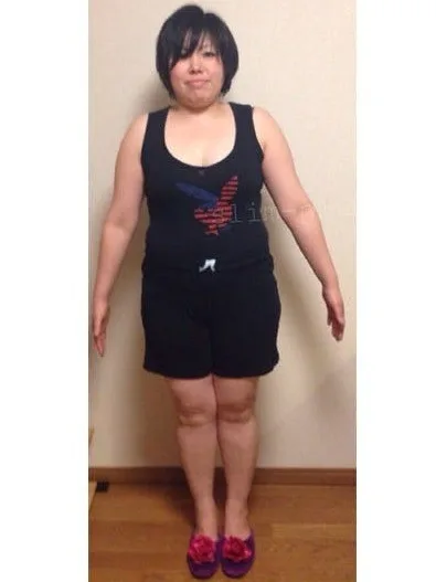 キレイにやせて褒められました。 ビフォー