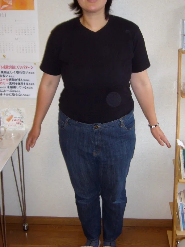 ピッタリだったズボンがブカブカ！ ビフォー