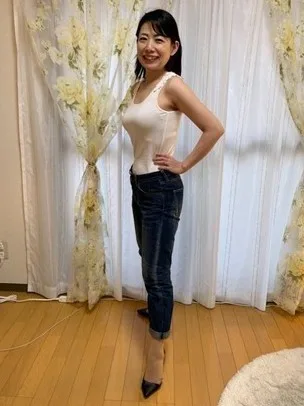 出ていたお腹が驚くほどスッキリ！ アフター