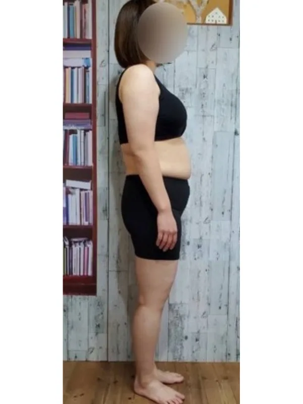 ウエストもスッキリしました！ ビフォー