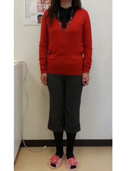 体内年齢-20才になりました！ ビフォー